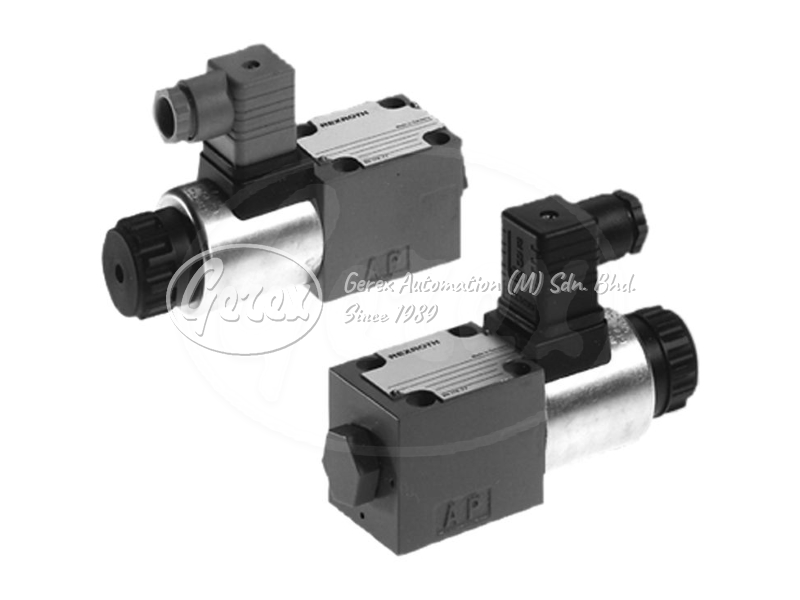 2/2, 3/2 and 4/2 directional seat valve with solenoid actuation M-SED6